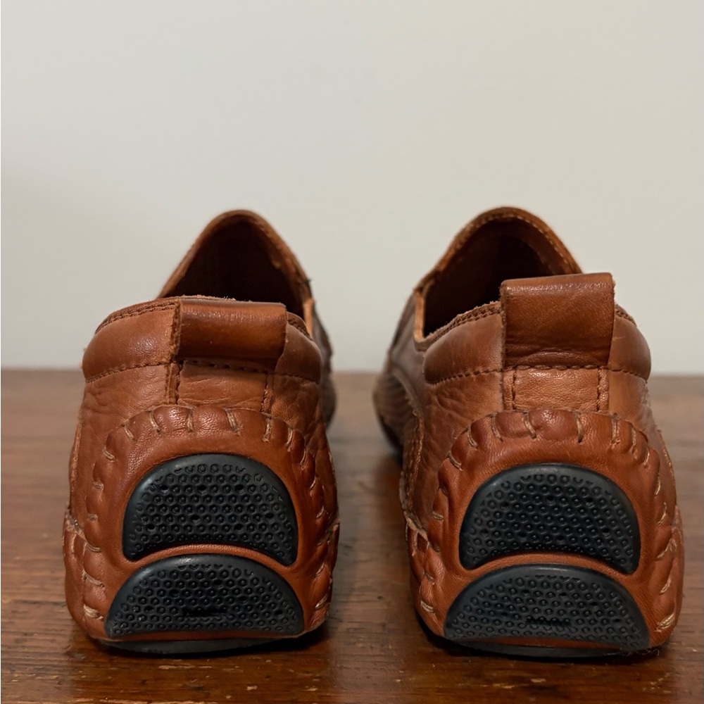 PIKOLINOS Tan Perforated Slip-On Loafers - Picture 9 of 11